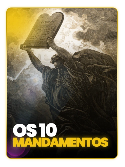 Capa do estudo Os 10 Mandamentos